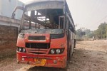 बस जलने का मामला, डबल रजिस्ट्रेशन नम्बर प्लेट की जांच में जुटी पुलिस Bus burning case: Police investigating double registration number plate