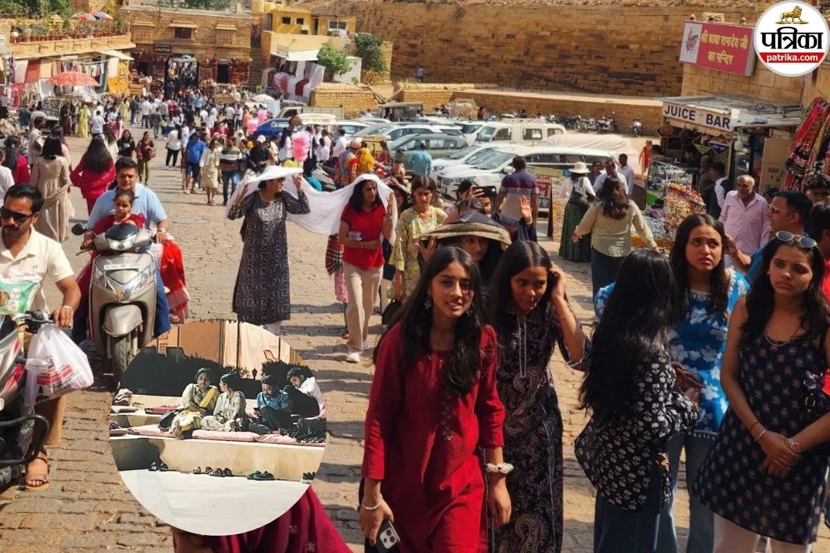 Jaisalmer sam sand dunes area