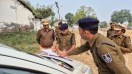 SP inspecting vehicles