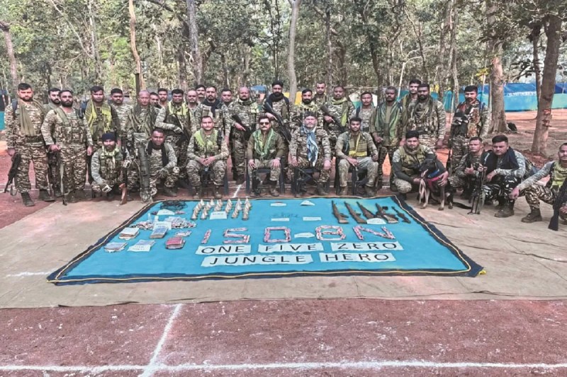 सुरक्षा बलों की बड़ी कामयाबी (photo source- Patrika)