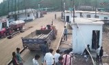 बचई स्थित मिल परिसर में हुए घटनाक्रम की स्थिति। मिल के सीसीटीवी कैमरे में रिकार्ड दृश्य।