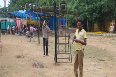 शरद महोत्सव: तारीख पर...तारीख...पर मेला का शुभारंभ अभी तक नहीं Sharad Mahotsav: The fair has not yet been inaugurated on a date... but on a date.