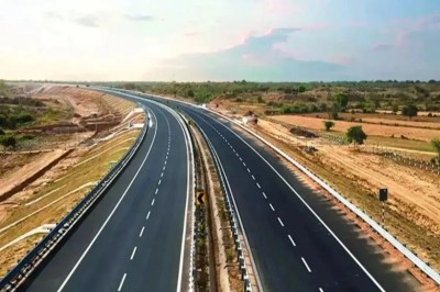 four-lane road in Jalore