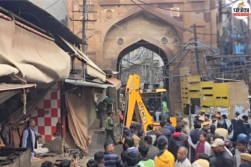 Ajmer Urs fair Bulldozers roll from Dargah to Adhai Din Ka Jhopra