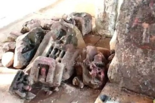 maihar devi mandir vandalism nandi baba idol damaged satna mp news