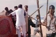 Rajasthan Jaisalmer Villagers assaulted during sit in protest outside solar firm