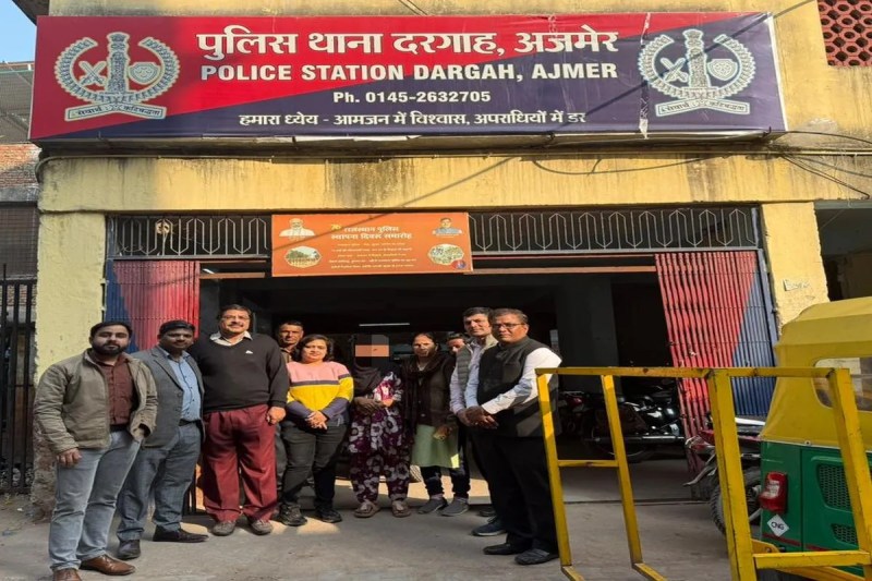 दो माह पहले बंगाल से अगवा 13 वर्षीय बालिका अजमेर में मिली