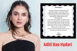 Aditi Rao Hydari Latest Post