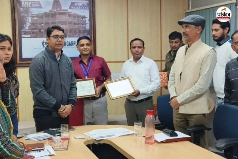 Rajasthan SIR Update Dungarpur regarding SIR came Good News 2 BLOs were honored