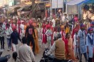 शोभायात्रा निकाली, खेलकूद प्रतियोगिता में दिखा उत्साह