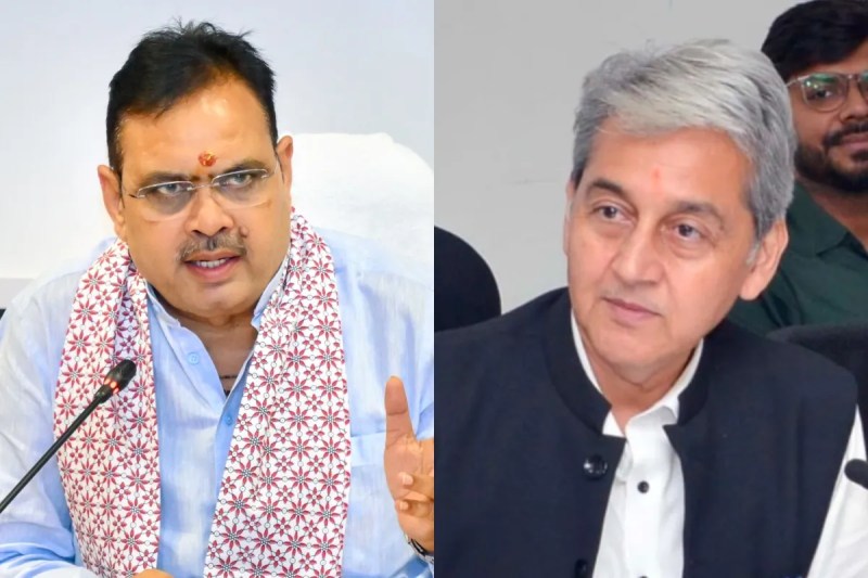 CM Bhajanlal and Sudhanshu Pant