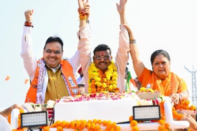 CM Bhajanlal roadshow