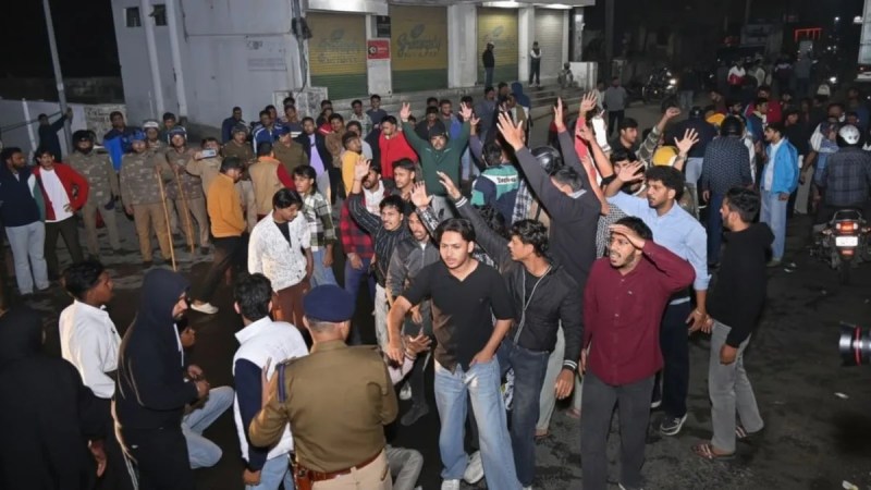 Communal tensions deteriorated in Haldwani after a dog threw cattle remains near a religious site