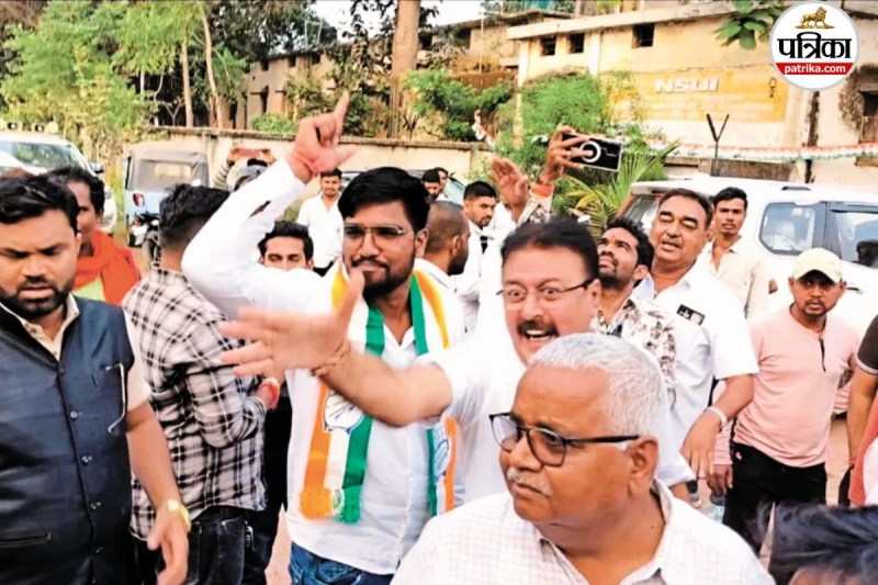 कांग्रेस के कार्यक्रम में बवाल (फोटो सोर्स- पत्रिका)