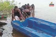 मोबाइल पर बात करते समय हुआ हादसा (photo source- Patrika)