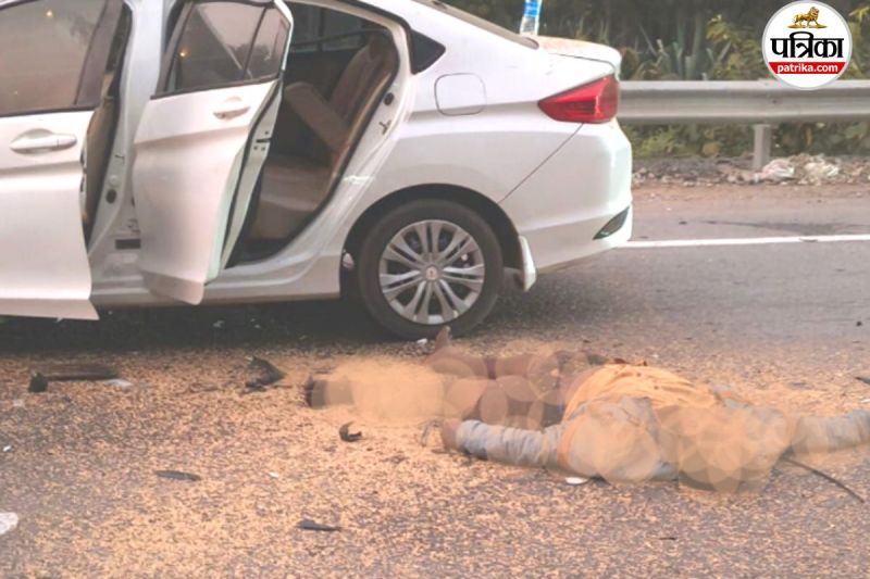 NH-930 पर फिर मौत का तांडव (फोटो सोर्स- पत्रिका)