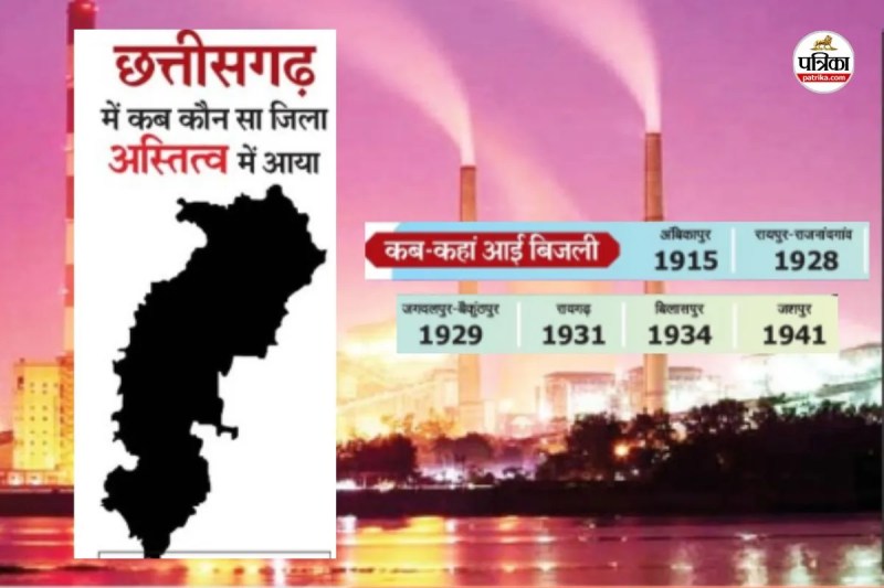 धान से बिजली तक…! 25 साल में छत्तीसगढ़ की ऐतिहासिक यात्रा, जानिए 33 जिलों के गठन की पूरी कहानी...(photo-patrika)