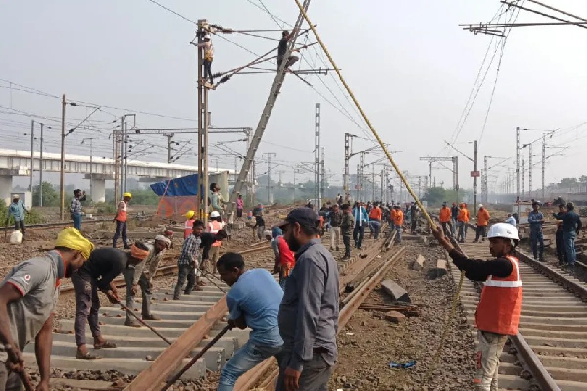 india longest rail flyover construction Katni Grade Separator project railway updates