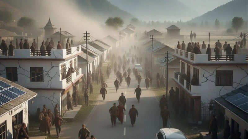 Earthquake tremors were felt in Uttarakhand's Bageshwar district today