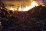 Fire in plastic factory