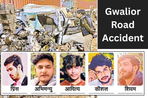 Gwalior road accident: five friends returning from a birthday party die in tragic crash