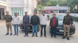 पुलिस की गिरफ्त में गिरोह के सदस्य (फोटो सोर्स- उन्नाव पुलिस)