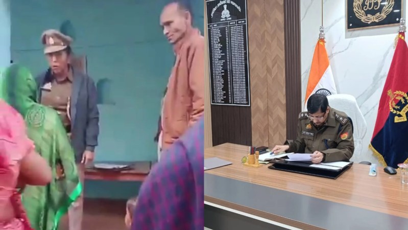 महिला दरोगा के खिलाफ पुलिस अधीक्षक करवाई फोटो सोर्स- उन्नाव पुलिस