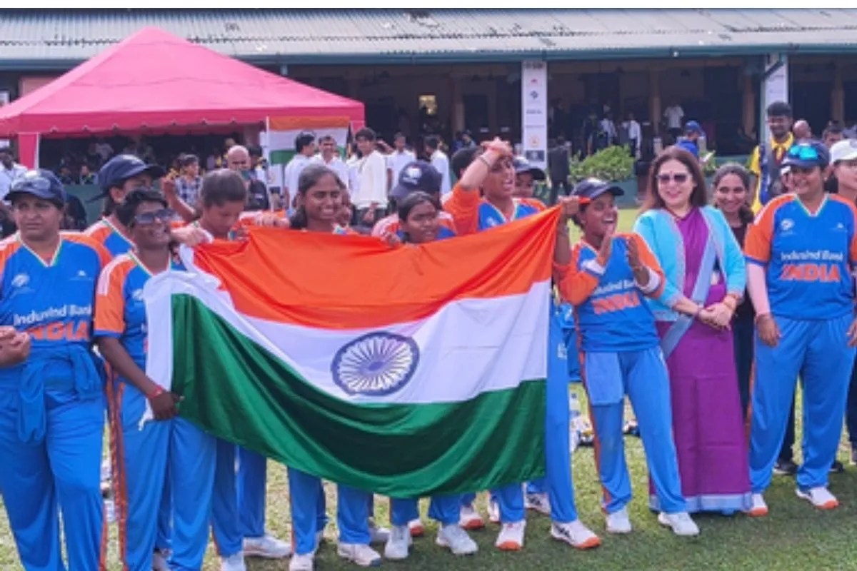Indian women’s blind cricket team