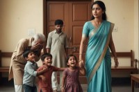 Instagram love story wife left husband four children and Wedding lover in Etah