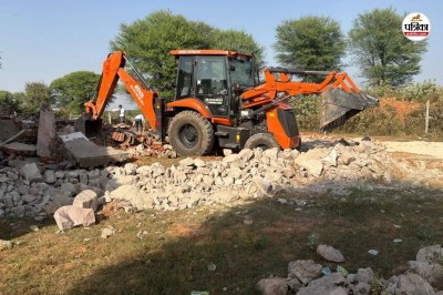 Jaipur-Bulldozer-Action