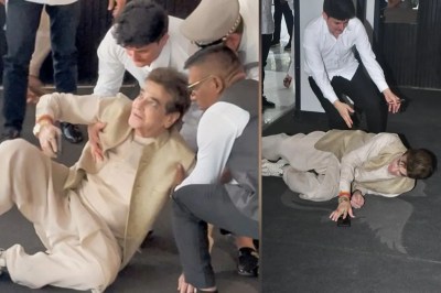 Jeetendra Falls On The Ground