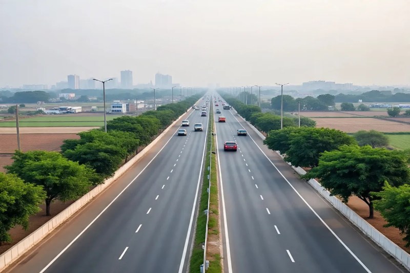 लखनऊ का बदलता सफर: हरदोई, सीतापुर, बाराबंकी, रायबरेली और उन्नाव बस चंद घंटो में (फोटो सोर्स : AI)