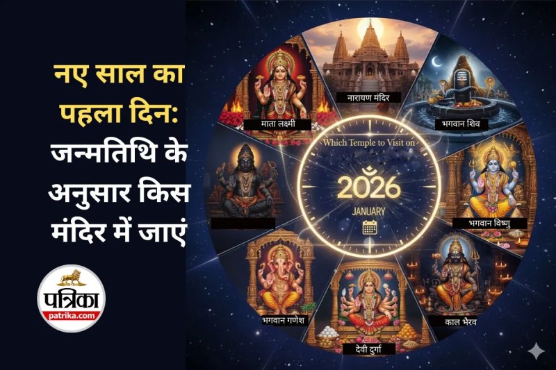 Lucky Temples for New Year 2026 : नए साल में जन्मतिथि अनुसार इन मंदिरों में दर्शन करें, मिल सकती है तरक्की और आर्थिक लाभ