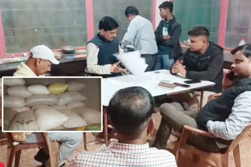 Raid on three ware houses of katni MP