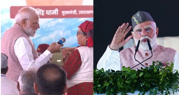 PM Narendra Modi addressed a rally in Uttarakhand today