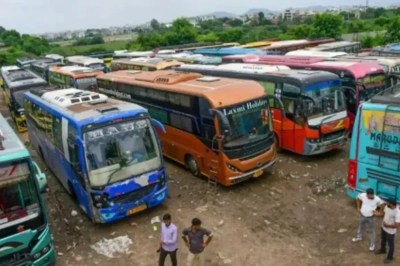 Private bus operators strike