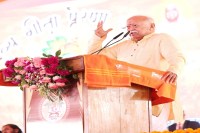 लखनऊ में आरएसएस प्रमुख मोहन भागवत का संबोधन: परिस्थितियाँ बदलती रहती हैं, सत्य वही है कि हम बने रहते हैं (फोटो सोर्स : Information Department )
