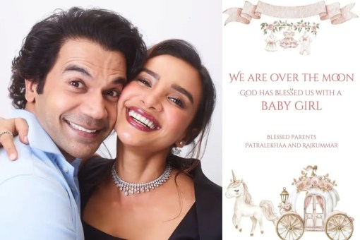 Rajkummar Rao and Patralekhaa Welcome Baby Girl