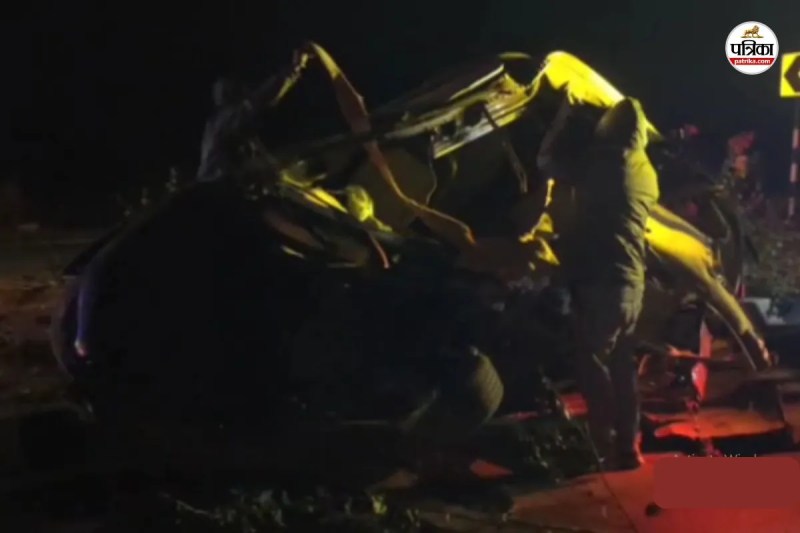 Churu NH-52 Double Sadulpur tragedy Horrific road accident 2 dead due to car overturn then a major accident with an ambulance