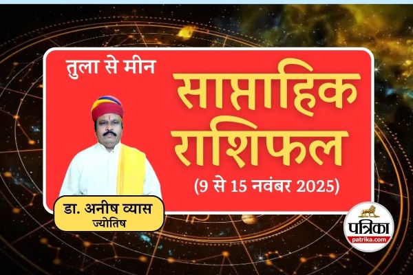 Saptahik Rashifal 9 To 15 November 2025