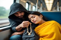 चलती ट्रेन में वैज्ञानिक की पत्नी के 15 लाख के जेवर चोरी, फर्स्ट एसी में भी असुरक्षित सफर (फोटो सोर्स : AI)