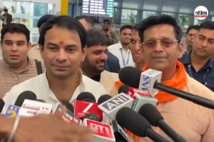 तेज प्रताप और रवि किशन की फिर हुई मुलाकात