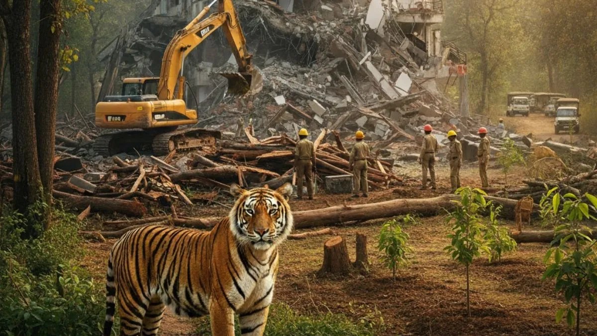 The Supreme Court has also ordered the Uttarakhand government to compensate for the environmental damage caused to the Corbett Tiger Reserve and demolish illegal constructions there within three months