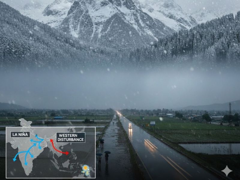 This year, December is going to be very cold due to heavy rains and heavy snowfall in the hilly areas