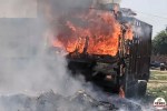 Truck fire Maharashtra