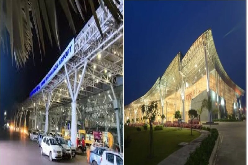 एयरपोर्ट पर टैक्सी वालों की मनमानी! जबरदस्ती महंगा किराया वसूल रहे कैब ऑपरेटर, यात्री परेशान...(photo-patrika)