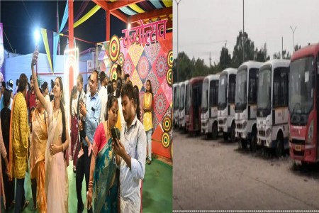 राज्योत्सव के दौरान सिटी बसें और ऑटो बंद(photo-patrika)