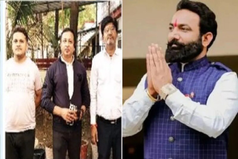 हिस्ट्रीशीटर तोमर के समर्थकों की दबंगई(photo-patrika)