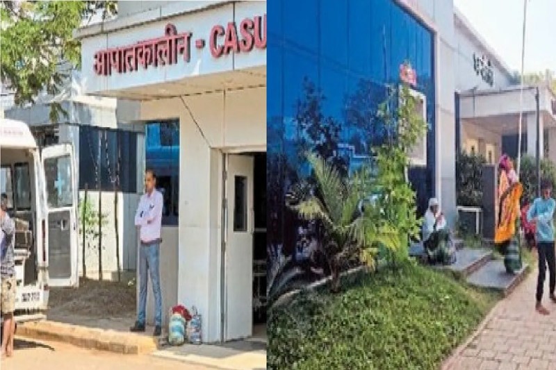 जिले का सबसे बड़ा अस्पताल बना रेफर सेंटर (photo source- Patrika)