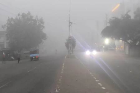 विक्षोभ के बाद उत्तरी-पश्चिमी हवाओं और विकिरणीय शीतलन से बढ़ी सर्दी (फोटो सोर्स : Patrika)